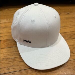 White Baseball Cap with Stitching